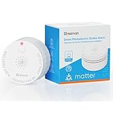 Heiman Matter Smoke Detector, Smart Photoelectric Fire Alarm, UL217-10th Certified, Battery Power...