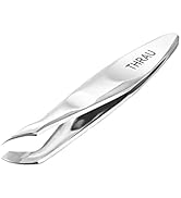 THRAU Mini Cuticle Trimmer for Manicure and Pedicure, Stainless Steel Cuticle Nipper, Precise Poi...