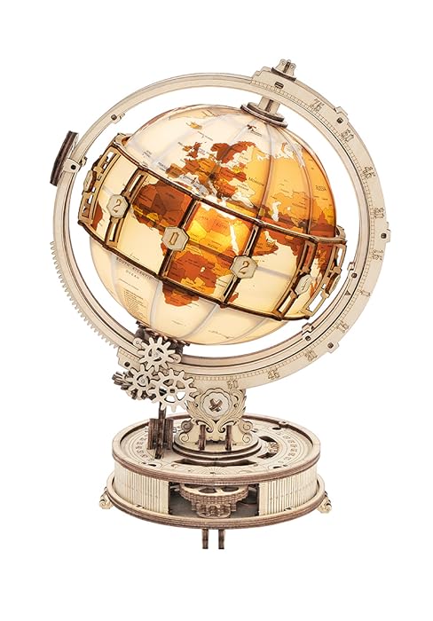 rokr 3d wooden puzzles model building kit STEM toys projects for kids wood wooden models for adults