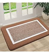 Colorxy Indoor Door Mat, Non-Slip Absorbent Resist Dirt Entrance Rug, Durable Low-Profile Inside ...