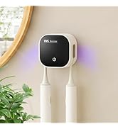 Bathroom Toothbrush Holder, Mini Toothbrush Holders with 2 Brush Slots, Electric Toothbrush Stand...