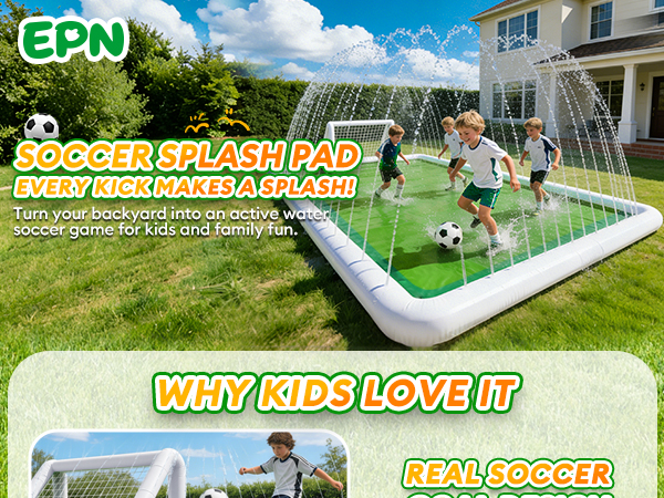 Soccer Splash Pad