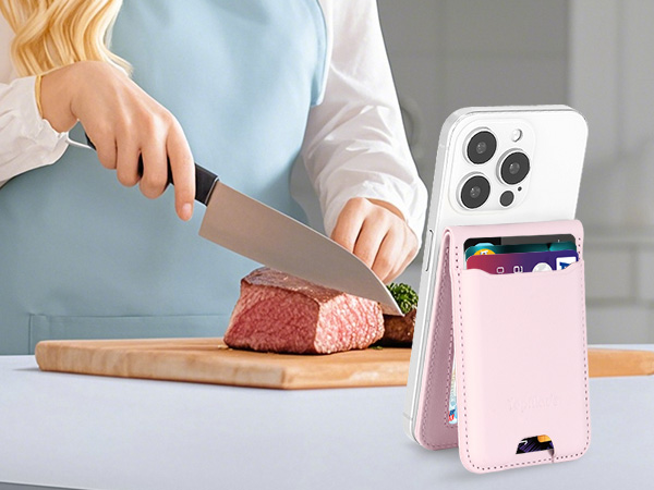 phone wallet stick on