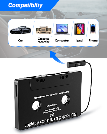cassette tape aux cord for car