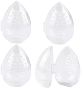 Framendino, 4 Pack Breathable Makeup Sponge Case Protective Plastic Beauty Sponge Container Makeu...