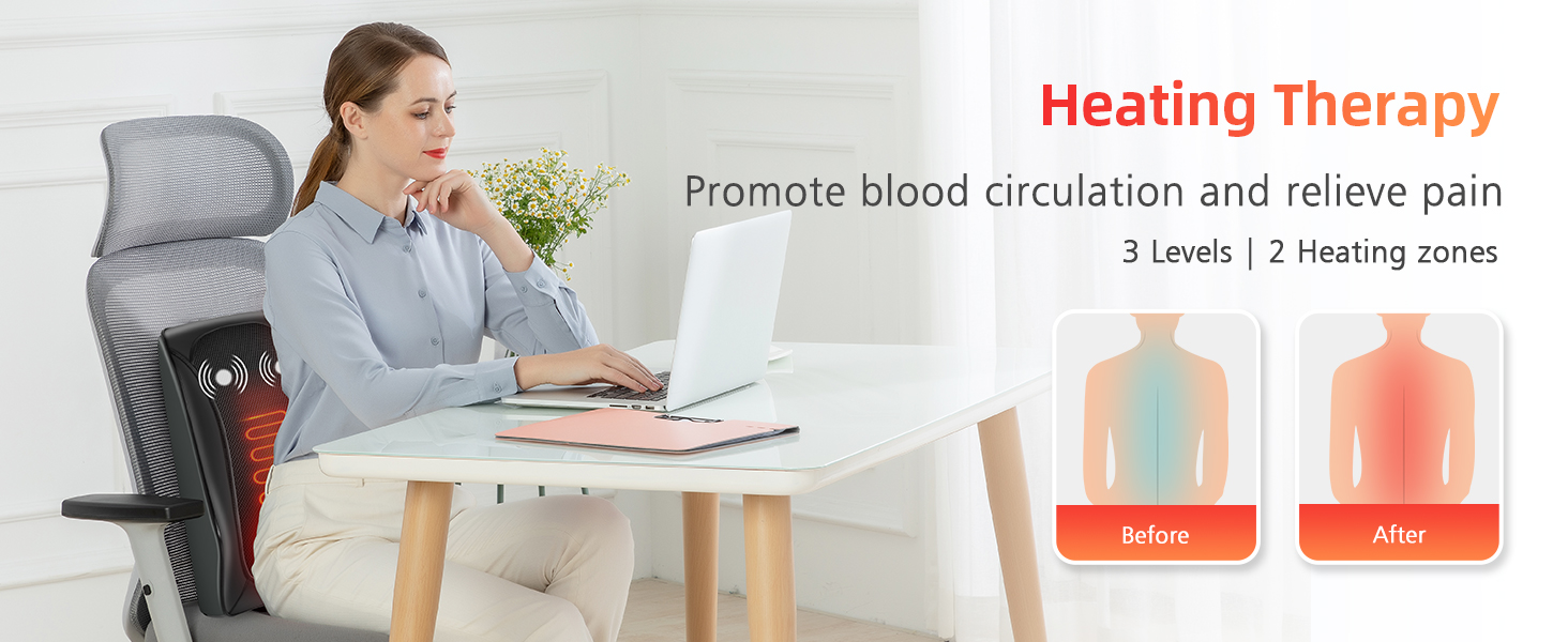 heated back massager