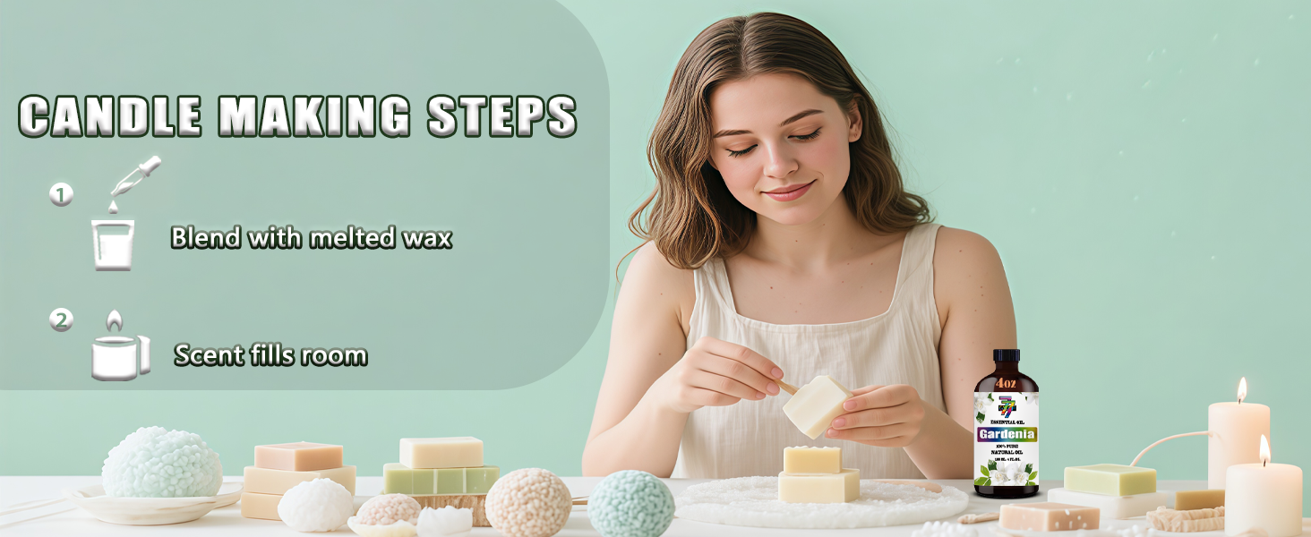 CANDLE MAKING STEPS