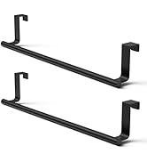 CHAUNCEY HOME Over-Cabinet Door Towel Rack, 14-inch Extra-Wide Stainless Steel Bar for Kitchen &amp; ...