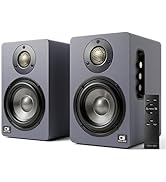 IBALL·BOX 100W Bookshelf Speakers, Bluetooth 5.3, 24-Bit Optical, USB-C, 3.5mm AUX, Carbon-Fiber,...