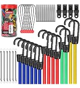 60-Piece Bungee Cords Assorted Sizes - 10