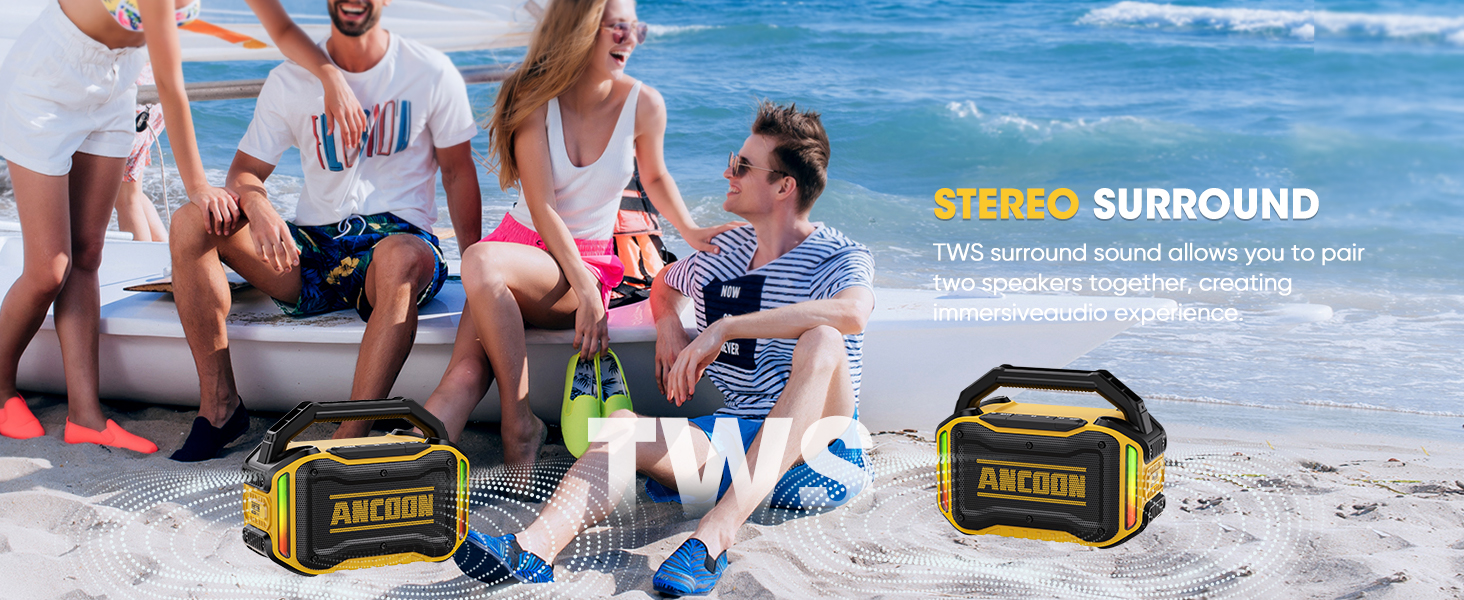 dual pairing bluetooth speakers