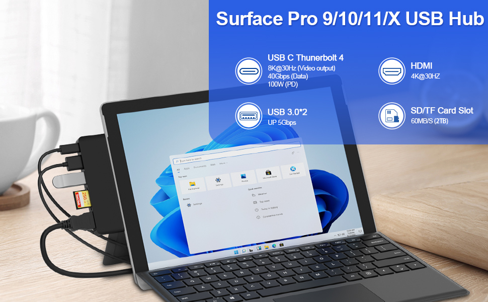 docking station for surface pro 10