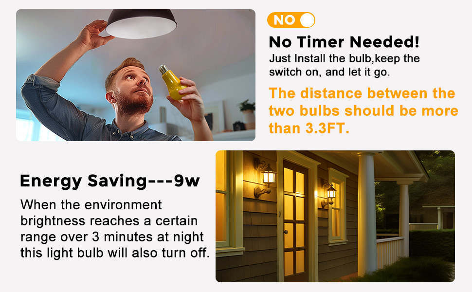 yellow bug light bulb