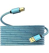 LDKCOK Printer Cable 30 ft, USB Printer Cable Type A Male to B Male Scanner Cord USB B Cable High...