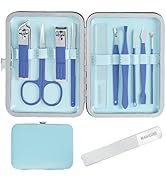 Manicure Set 10 pcs Personal Care Mens Grooming Kit,Nail Clipper Set, Andrea Nail Clippers,Nail C...