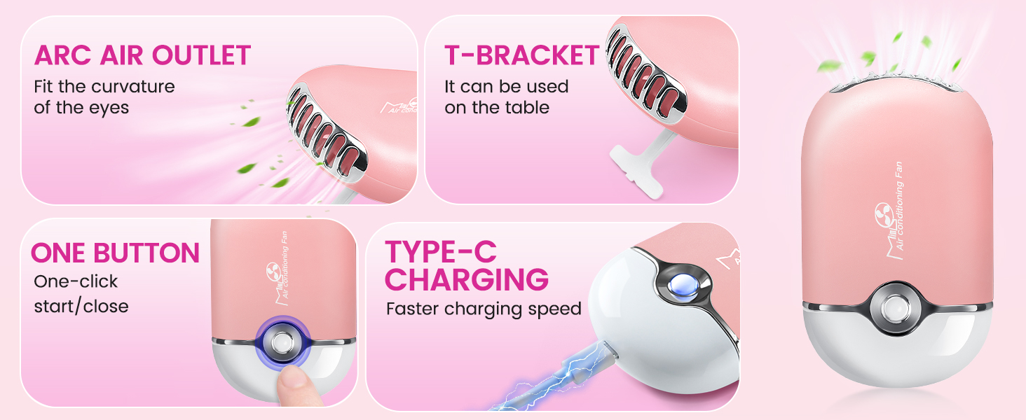 Mini Portable Eyelash Blower Fan