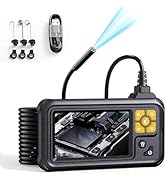 Industrial Borescope Camera with Lighting, 4.3" Borescope, 1080P HD Inspection Camera, 8 LED Ligh...