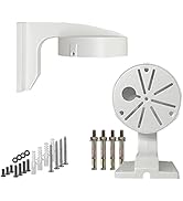 WiTi 4.7 inches Wall Mount Bracket for Dome Security Camera,Deep Base Junction Box Cable Manageme...