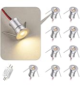 HHTUN 902 Led Mini Downlight DC12V 1W,Suitable for bookcases,cabinets,and Various Display cabinet...