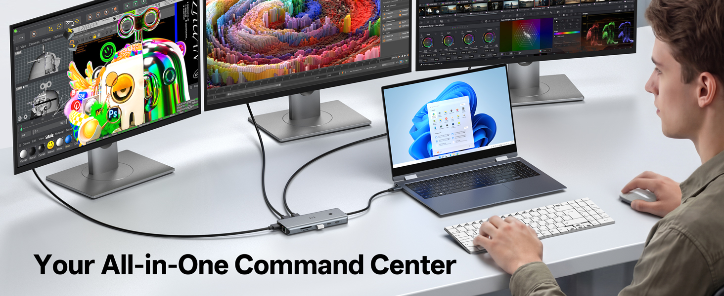 docking station 3 hdmi