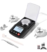 QP Milligram Scale 50g/0.001g, Reloading &amp; Grain Scale for Powder Weighing | Digital Precision Sc...