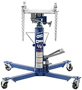 OTC TJH10 1,000 LB. Capacity High-Lift Transmission Jack with Universal Saddle, Tilting Head, Saf...