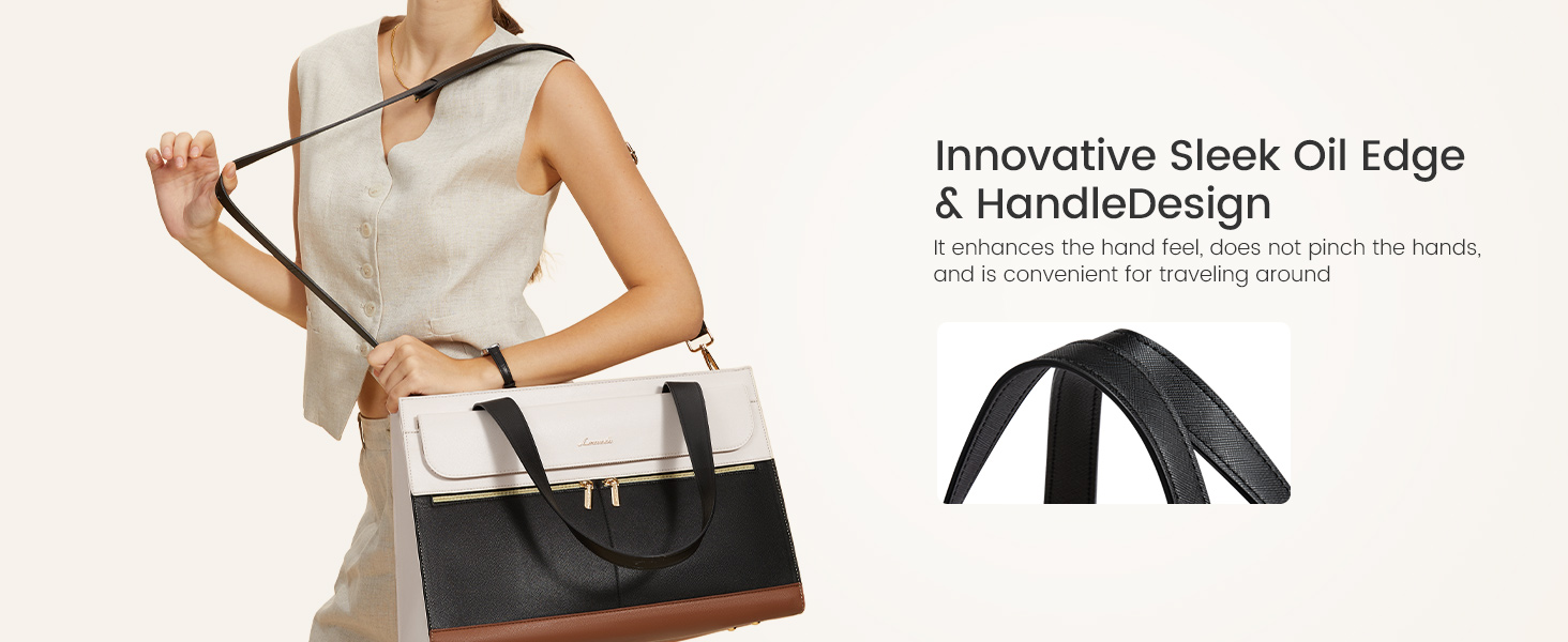 Soft and sturdy straps designed for comfortable carrying even when the bag is fully packed