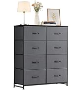 Accver 8-Drawer Fabric Dresser, Chest of Drawers Clothes Cabinet for Closet &amp; Bedroom, Storage Or...