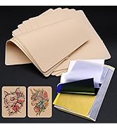 Autdor Tattoo Practice Skins with Transfer Paper - Autdor 40Pcs Fake Skin and Tracing Paper Kit I...