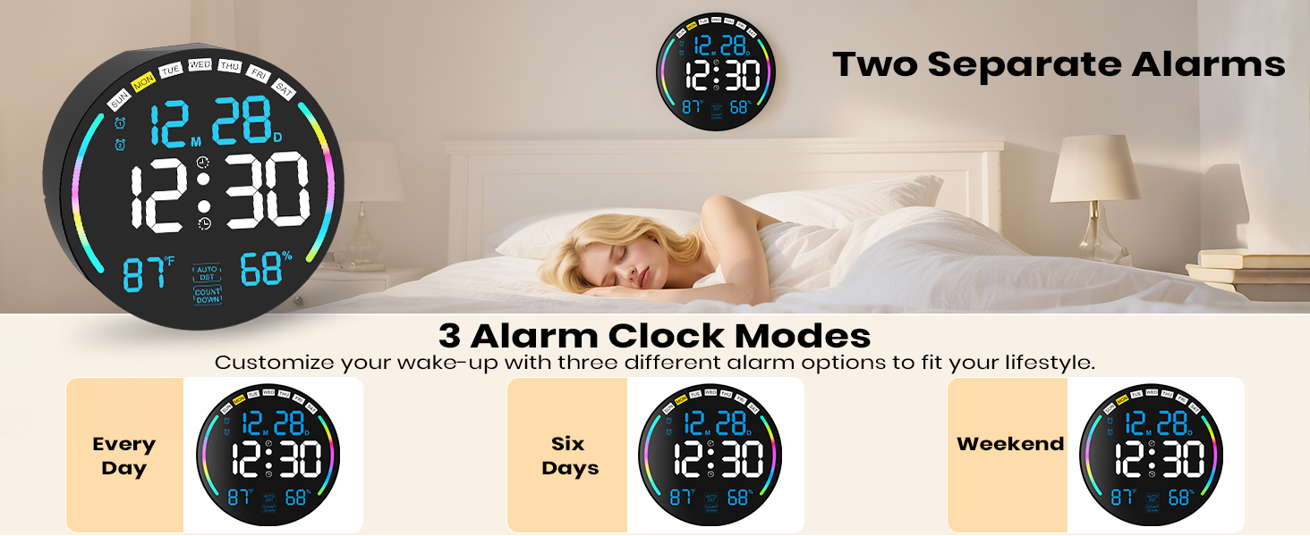 lighted wall clock