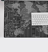 KTRIO Large Gaming Mouse Pad with Stitched Edges, Extended Mousepad with Superior Micro-Weave Clo...