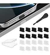 USB C Dust Plug, 20 Pcs USB C Port Cover Silicone USB C Cover Type C Dust Plug Cover for iPhone A...