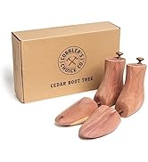 Cobbler's Choice Men's Cedar Boot Tree - All Natural Aromatic Cedar Wood - Premium Construction &amp;...