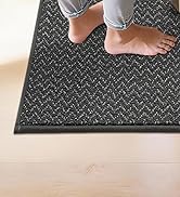 COSY HOMEER Kitchen Rugs 20"x32" Non-Slip Kitchen Mats for Floor Absorbent Stain Resistant Kitche...