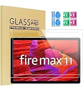 EVACH 2 Pack Screen Protector for Fire Max 11 2023, Anti-Fingerprints Ultra Sensitive HD Tempered...