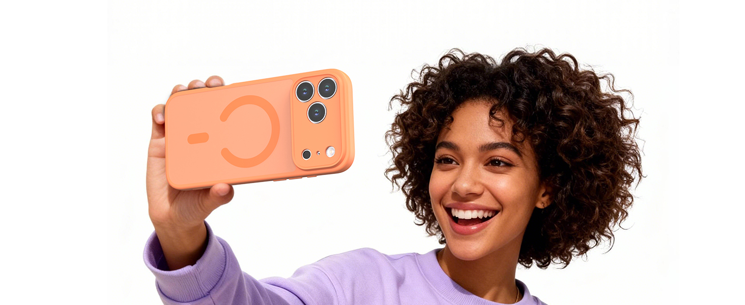 orange iphone 17 pro max case