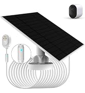 Upgraded, with Charging Alert Breathing Light. 5w Solar Panel Compatible with Arlo Pro 5S 2K, Pro...