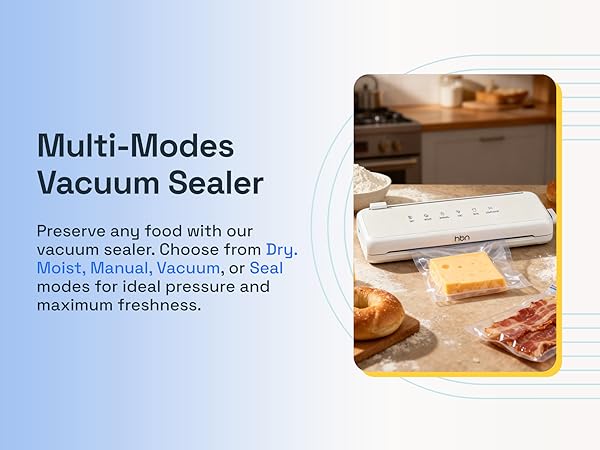 multi-modes vacuum sealer