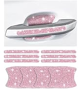 AOCISKA 10 Pieces Bling Car Door Handle Protector,Bling Car Door Handle Stickers,Universal Car Ha...