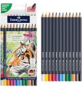 Faber-Castell Goldfaber Color Pencils: Professional Colored Pencils with Smooth Laydown, Rich Pig...