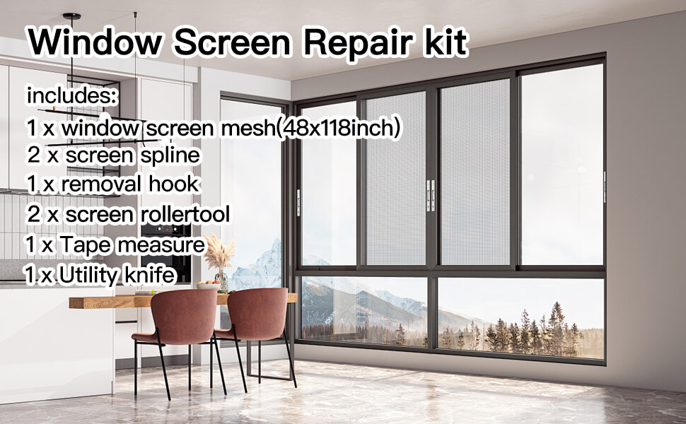 window screen kit including