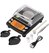 TOPWEIGH Milligram Scale, Dual Powered, Large Display, mg Scale, Adjustable Feet, 50g x 0.001g -B...