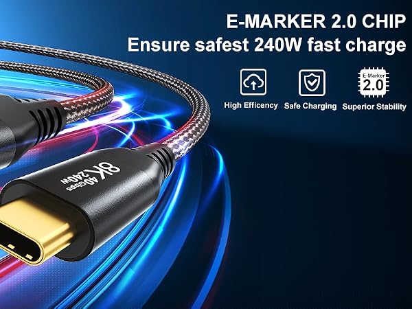 usb 4 cable 8k 240w