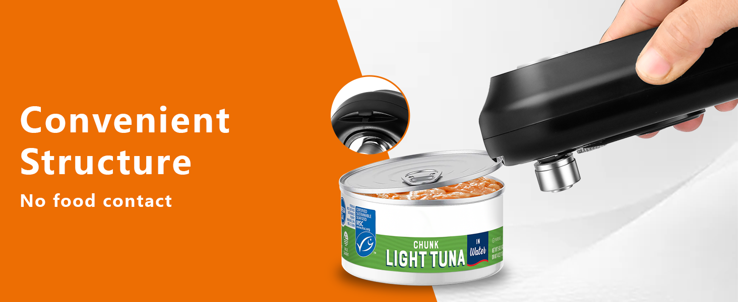 The convenient design removed lids without touching the food, ensuring greater safety and hygiene.