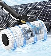 Solar panel brush