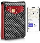 Smart Men Wallet with Find My, Wallet Tracker, RFID Blocking Credit Card Holder, Left-Behind Aler...