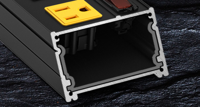 power strip surge protector metal garage workshop wall mount power strip