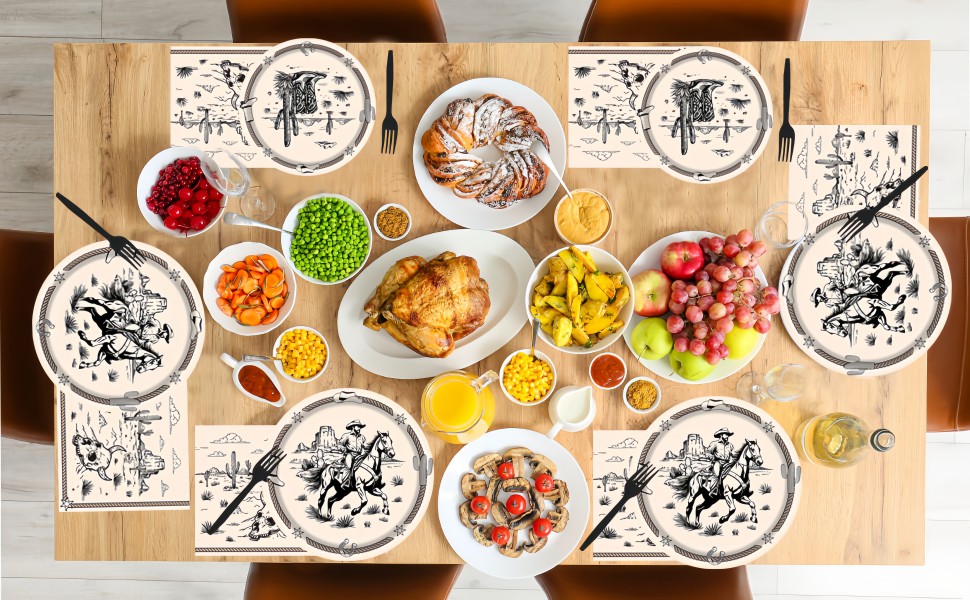 cowboy party decorations