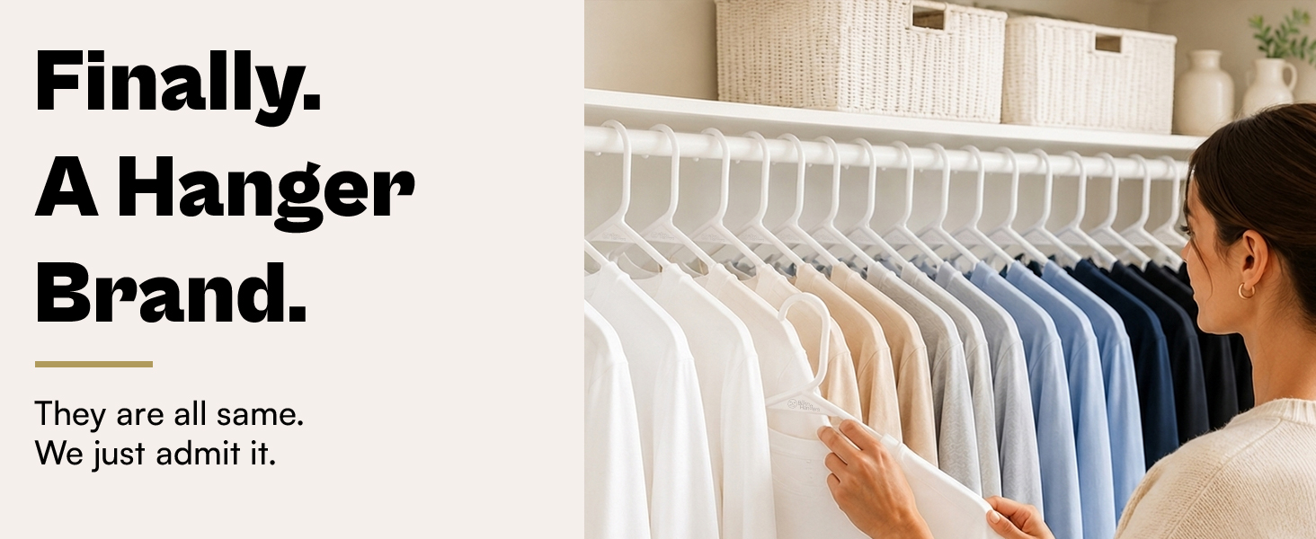 Bronze plastic clothes hangers closet finally a hanger brand copper brown woman organized wardrobe