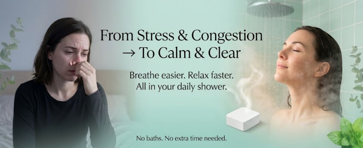 From stress &amp;amp; congestion to calm &amp;amp; clear